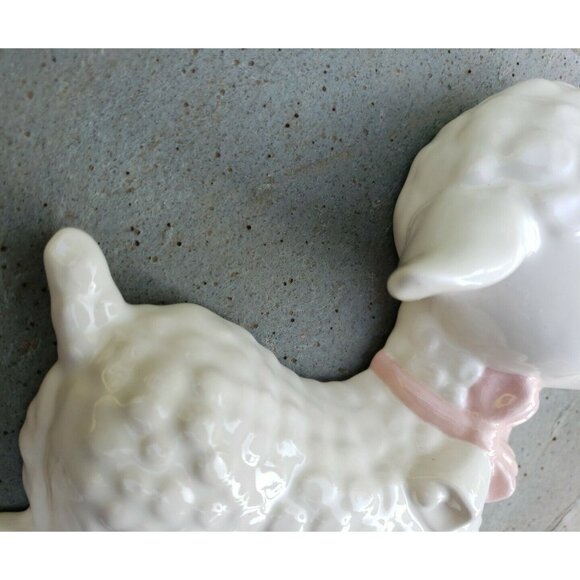 Little Bo Peep Lamb Wall Décor MCM Ceramic Nursery Irene Smith Anthropomorphic - Picture 6 of 12